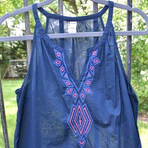Old Navy Embroidered Tank Top